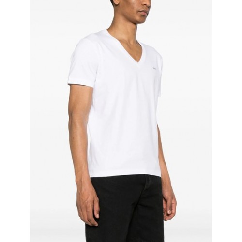 Tricou DSQUARED2, Brand Logo, Guler V White Tricou DSQUARED2, Brand Logo, Guler V White