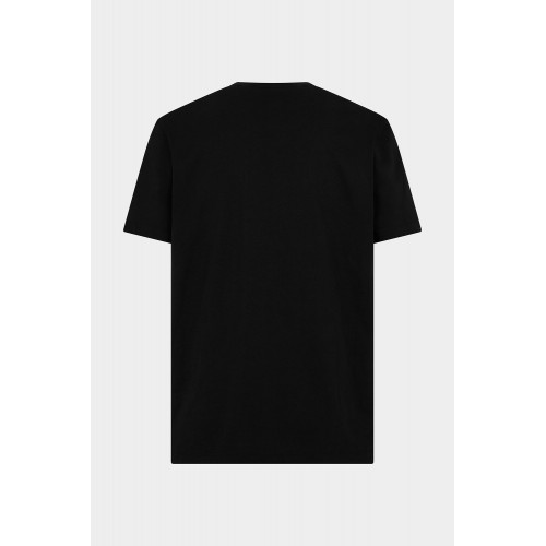 Tricou DSQUARED2, Champions, Logo Insert, Negru Tricou DSQUARED2, Champions, Logo Insert, Negru