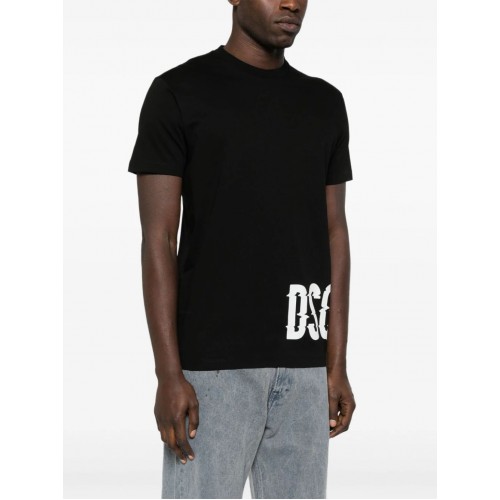 Tricou DSQUARED2, Logo DSQ2, S74GD1261S23009900 Tricou DSQUARED2, Logo DSQ2, S74GD1261S23009900