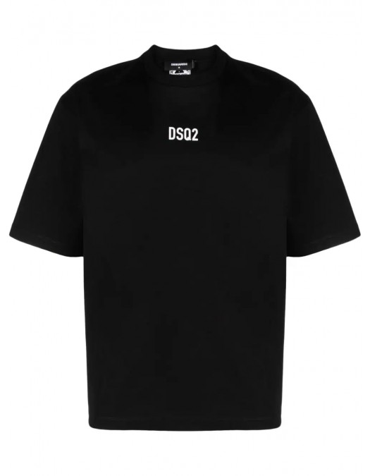 Tricou DSQUARED2, Brand Logo, Black S74GD1267S23009900 - S74GD1267S23009900