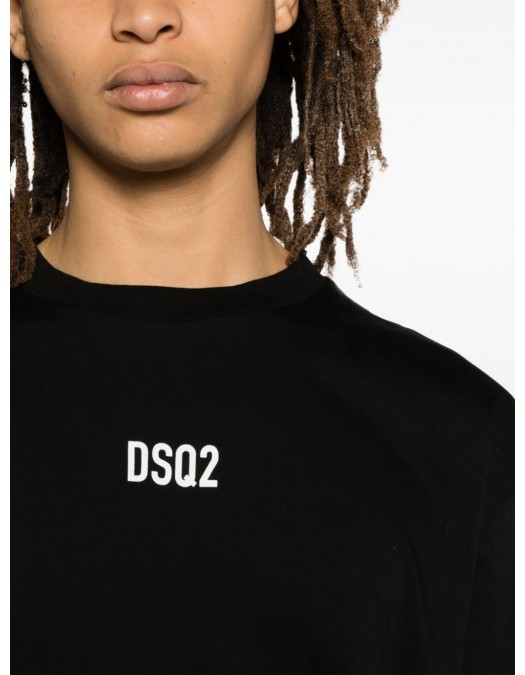 Tricou DSQUARED2, Brand Logo, Black - S74GD1267S23009900