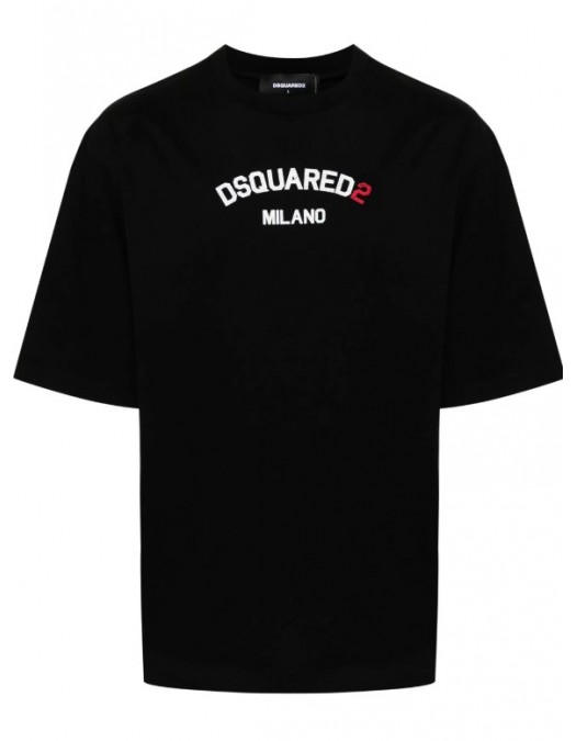 Tricou DSQUARED2, Milano Print, S74GD1268S23009900 - S74GD1268S23009900