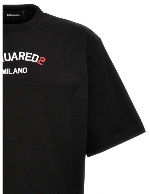 Tricou DSQUARED2, Milano Print, S74GD1268S23009900 - S74GD1268S23009900