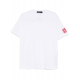 Tricou DSQUARED2, Round Neck, Simple, Red Logo, White - S74GD1300S22427100 Tricou DSQUARED2, Round Neck, Simple, Red Logo, White - S74GD1300S22427100
