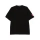 Tricou DSQUARED2, Round Neck, Simple, Red Logo, Black - S74GD1300S22427900 Tricou DSQUARED2, Round Neck, Simple, Red Logo, Black - S74GD1300S22427900
