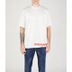 Tricou DSQUARED2, Classic White, Red Logo Insert - S74GD1301S22427100