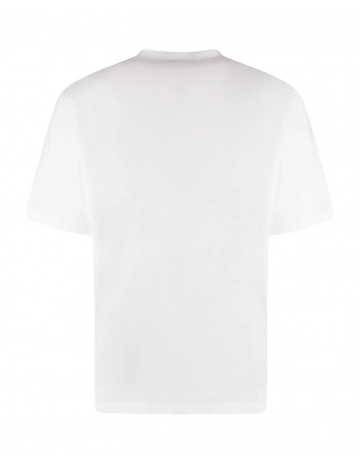 Tricou DSQUARED2, Classic White, Red Logo Insert - S74GD1301S22427100