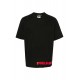 Tricou DSQUARED2, Classic Black, Red Logo Insert - S74GD1301S22427900