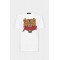 Tricou DSQUARED2, Classic White, Bear Insert, Regular Fit