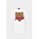 Tricou DSQUARED2, Classic White, Bear Insert, Cool Fit - S74GD1316D20014100