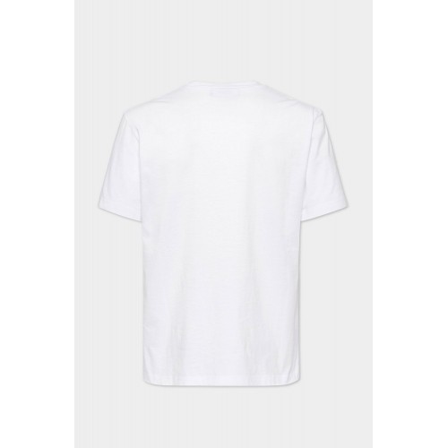 Tricou DSQUARED2, Classic White, Bear Insert, Regular Fit Tricou DSQUARED2, Classic White, Bear Insert, Regular Fit