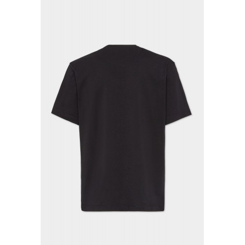 Tricou DSQUARED2, Classic Black, Bear Insert, Regular Fit Tricou DSQUARED2, Classic Black, Bear Insert, Regular Fit