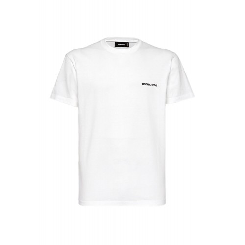 Tricou DSQUARED2, White JERSEY, Print Milano Map Tricou DSQUARED2, White JERSEY, Print Milano Map