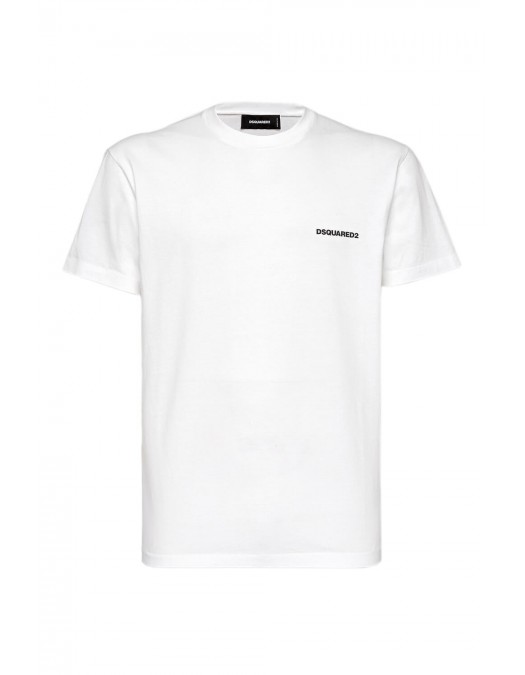 Tricou DSQUARED2, White JERSEY, Print Milano Map - S74GD1338D20020100