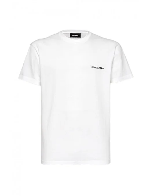 Tricou DSQUARED2, White JERSEY, Print Milano Map - S74GD1338D20020100 Tricou DSQUARED2, White JERSEY, Print Milano Map - S74GD1338D20020100