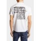 Tricou DSQUARED2, White JERSEY, Print Milano Map - S74GD1338D20020100