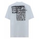 Tricou DSQUARED2, JERSEY, Print Milano Map, White - S74GD1339D20020100