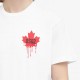 Tricou DSQUARED2, Maple Leaf, Classic White - S74GD1358D20014100