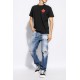 Tricou DSQUARED2, Maple Leaf, Classic Black - S74GD1358D20014900