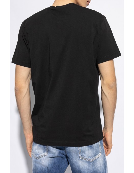 Tricou DSQUARED2, Maple Leaf, Classic Black - S74GD1358D20014900