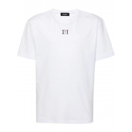 Tricou DSQUARED2, White, Central Logo Tricou DSQUARED2, White, Central Logo