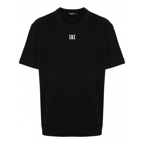 Tricou DSQUARED2, Black, Central Logo Tricou DSQUARED2, Black, Central Logo