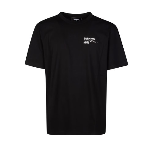 Tricou DSQUARED2, Regular fit, Black