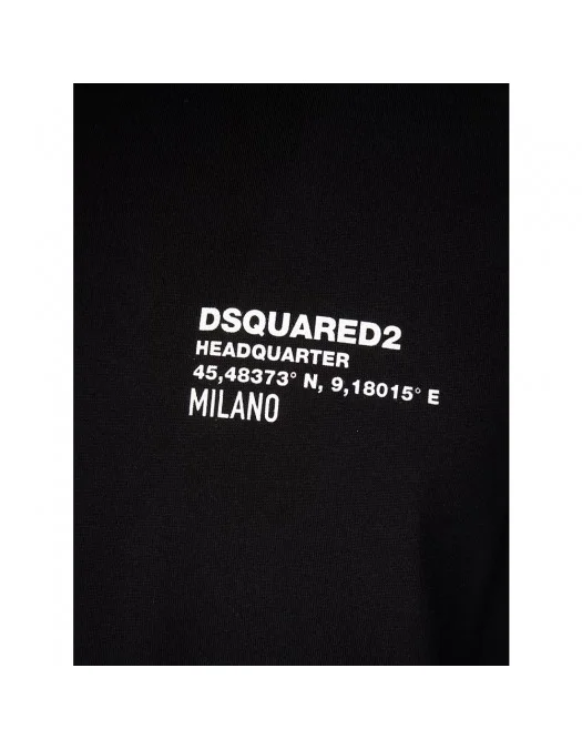 Tricou DSQUARED2, Regular fit, Black - S74GD1367D20020900 Tricou DSQUARED2, Regular fit, Black - S74GD1367D20020900