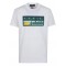 Tricou DSQUARED2, Adventure Is Calling Print, White, Slim Fit