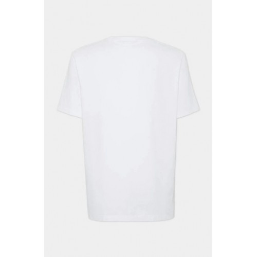 TRICOU DSQUARED, Logo-Print T-shirt, Regular Fit, Alb