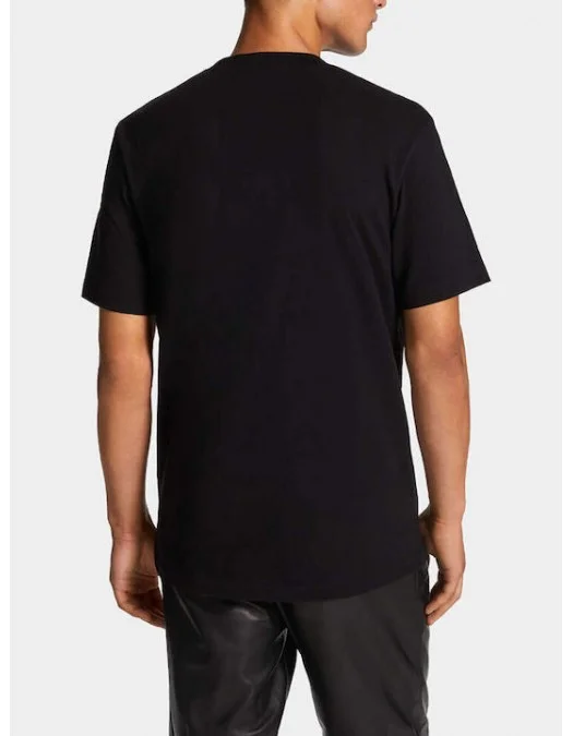 TRICOU DSQUARED, Logo-Print T-shirt, Regular Fit, Negru - S74GD1400D20020900