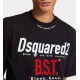 Tricou DSQUARED2, Blood Sweat Tears, Loose Fit, Black - S74GD1410D20033900