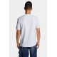 Tricou DSQUARED2, Embroidered Neck, Regular Fit, White - S74GD1417D20020100