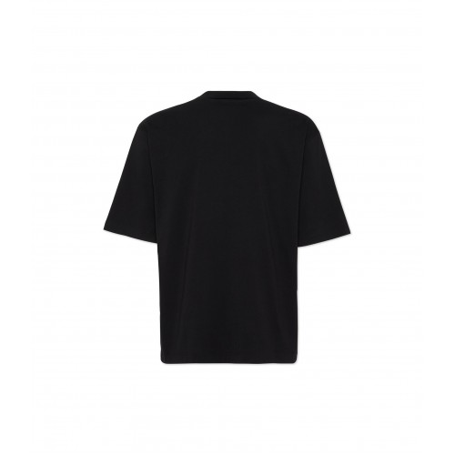 TRICOU DSQUARED2, Falling Logo, Negru, Loose Fit TRICOU DSQUARED2, Falling Logo, Negru, Loose Fit