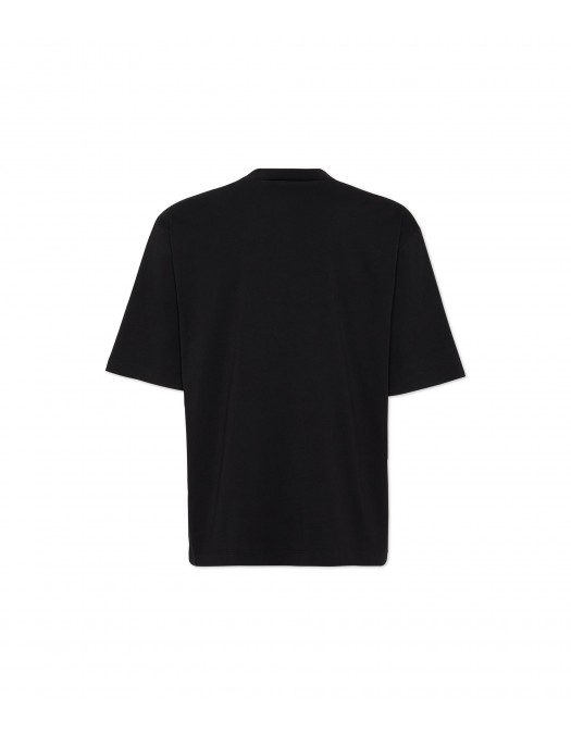 TRICOU DSQUARED2, Falling Logo, Negru, Loose Fit - S74GD1444D20020900 TRICOU DSQUARED2, Falling Logo, Negru, Loose Fit - S74GD1444D20020900