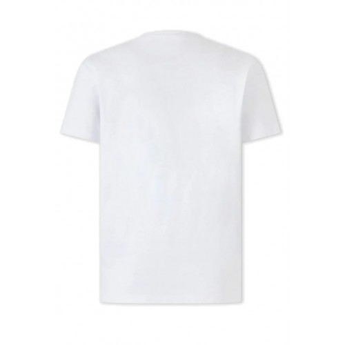 TRICOU DSQUARED2, Buzunar atasat cu logo, Alb, Cool Fit