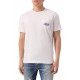 TRICOU DSQUARED2, Buzunar atasat cu logo, Alb, Cool Fit - S74GD1449D20020100