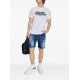 Tricou DSQUARED2, Green Print, Freezing, Logo, White - S74GD1450D20020100 Tricou DSQUARED2, Green Print, Freezing, Logo, White - S74GD1450D20020100