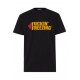 Tricou DSQUARED2, Green Print, Freezing, Logo, Black - S74GD1450D20020900 Tricou DSQUARED2, Green Print, Freezing, Logo, Black - S74GD1450D20020900
