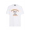 Tricou DSQUARED2, Regular Fit Espresso T-Shirt, Alb