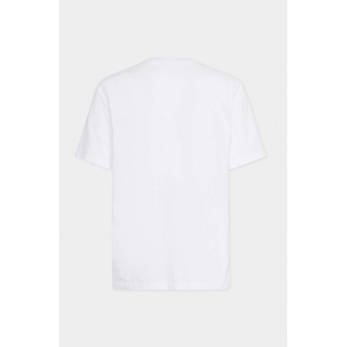 Tricou DSQUARED2, Regular Fit Espresso T-Shirt, Alb