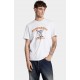 Tricou DSQUARED2, Regular Fit Espresso T-Shirt, Alb - S74GD1452D20020100