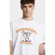 Tricou DSQUARED2, Regular Fit Espresso T-Shirt, Alb - S74GD1452D20020100