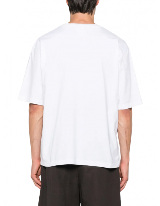 Tricou DSQUARED2, Logo Insert, Milano, White - S74GD1455D20020965 Tricou DSQUARED2, Logo Insert, Milano, White - S74GD1455D20020965