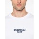 Tricou DSQUARED2, Logo Insert, Milano, White - S74GD1455D20020965 Tricou DSQUARED2, Logo Insert, Milano, White - S74GD1455D20020965