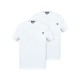 SET TRICOURI DSQUARED2, Twin Pack, Logo D2 atasat, Alb, Regular Fit - S74GD1475D20033100