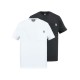 SET TRICOURI DSQUARED2, Twin Pack, Logo D2 atasat, Alb-Negru, Regular Fit - S74GD1475D20033963