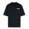 TRICOU DSQUARED2, OBSESSED2 print frontal, Negru, Oversized Fit