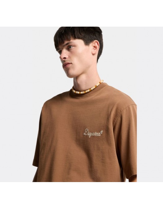 Tricou DSQUARED2,  Signature Loose Fit T-Shirt - S74GD1525D20106140