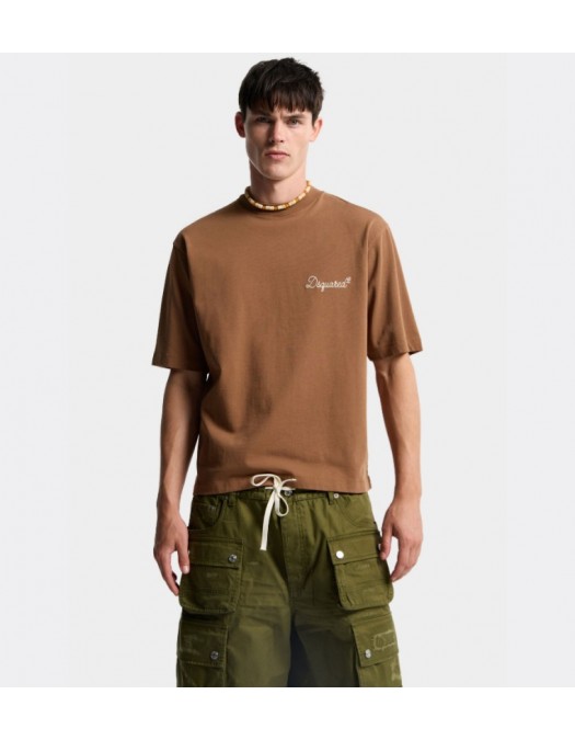 Tricou DSQUARED2,  Signature Loose Fit T-Shirt - S74GD1525D20106140